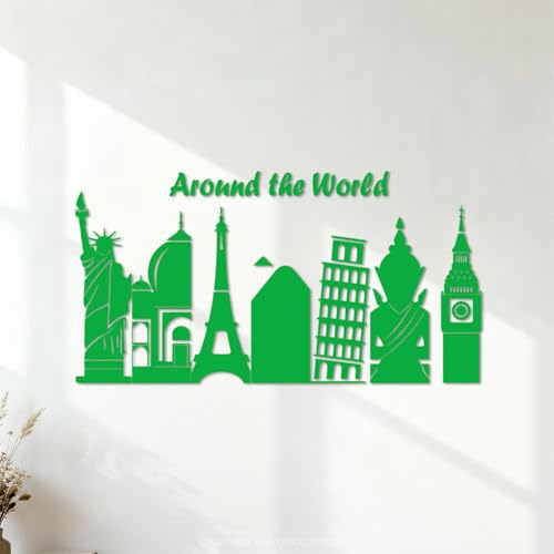 Stickers artistiques en vinyle Attractions du monde Voyages Devis Agence