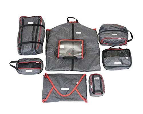 Preisvergleich Produktbild Onli Travel Komplettset mit 8 innovativen Verpackungswürfeln, die jeweils optimiert sind, um bestimmte Gegenstände zu verpacken.