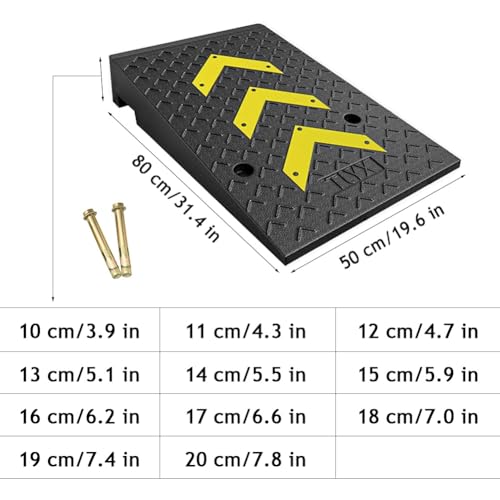 Rampa para entrada resistente de 11 cm con estructura estable miniatura 5