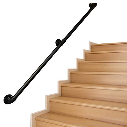 Main courante d'escalier 30 cm en fer prévenant les chutes sur terrasse - 2