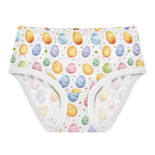J JOYSAY Easter Eggs Girls' Underwear Cotton Briefs