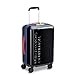 United Colors of Benetton United Hardside Luggage with Spinner Wheels, Black, Carry-On 19 Inch