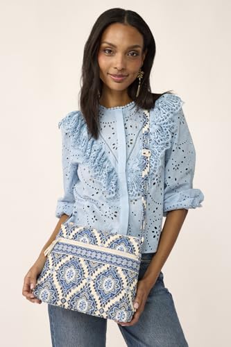 Image of Vera Bradley Women's Premium Cotton Original Zip Hipster Crossbody Bag