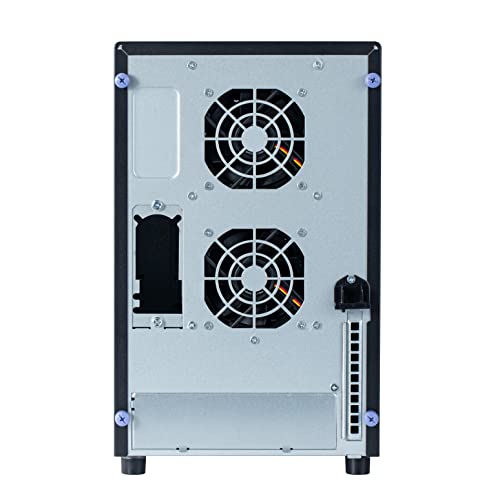Image of 8 + 2 Bay DIY NAS Case, 8 x 2.5″ / 3.5″ Tray + 2 x 2.5″ Internal Bay. MB ITX. PSU Flex. Front USB 3.0 8cm Chassis Fan Hot Swap Backplane. Network Attached Storage Private Cloud Enclosure.