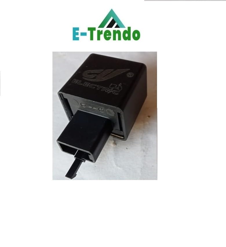 E-Trendo Waterproof Indicator Flasher With Musical Buzzer For Electric Scooter/Scooty, E-Bike | Turn/Side indicator 12V 3Pin Plug 2