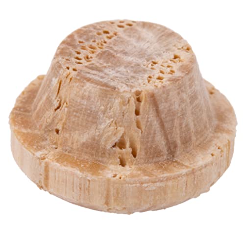 Image of Oak Screw Hole Plugs | 1 /4 inch Diameter | Pack of 50 Approx. | Turned End Grain Round Mushroom Head with Shoulders, Screw Hole Buttons, Furniture Grade | UA-057-OW