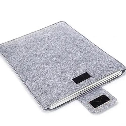 Protection tablette 15 pouces contre rayures - Housse fine en feutre gris clair uni