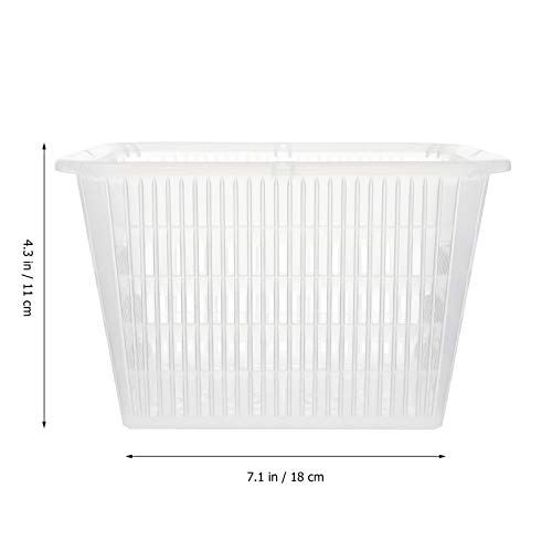 HEMOTON Vasos de plástico de orquídea com 5 peças, vaso de flores, vasos de berçário, vaso de jardin