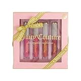 Juicy Couture 4 Pack Luxurious Lip Gloss Set – Berry, Cocoa, Clementine, & Watermelon