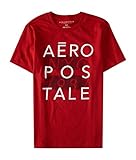 Aeropostale Men's A?Ropostale Nyc Graphic T Shirt Xl Red Sky