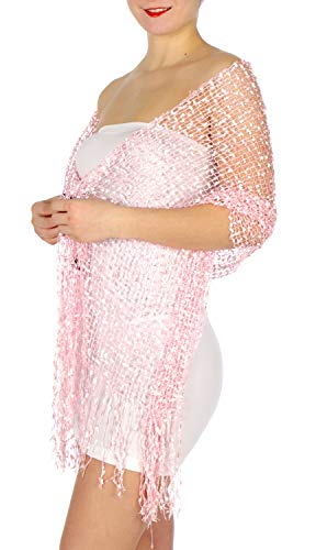 Evening Shawl Wrap for Dress. Large Metallic Wedding Bridal Party Fishnet Soft Scarf