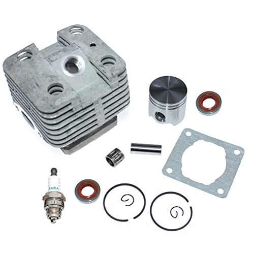 Cylindre piston 40 mm pour réparer une débroussailleuse FS250 qui cale - 4