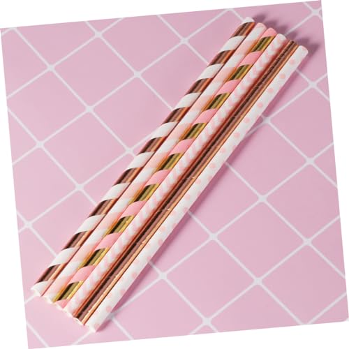 NOLITOY 150 pitillos de papel desechables para fiestas miniatura 2