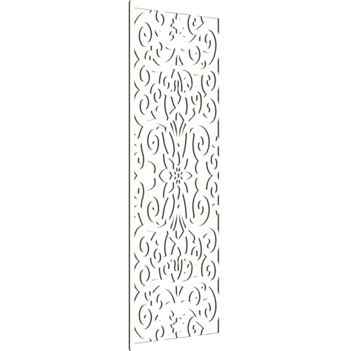 Image of Buel Decorative Pierced Fretwork Wood Wall Panels, 25 3 /8 inchW x 64 3 /8 inchH x 1 /4 inchT, Birch