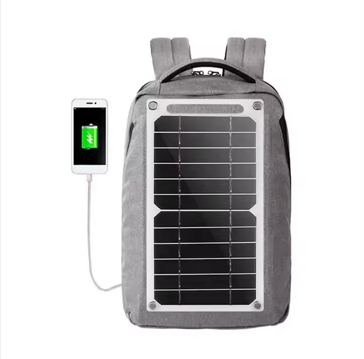 Carregador Solar Portátil 6V Sem Bateria – Painel Solar Ecológico Leve e Resistente para Viagens, Acampamentos e Equipamentos de Baixo Consumo