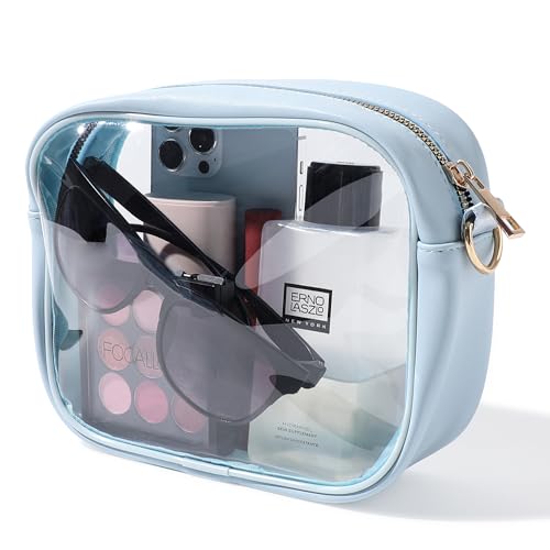 Image of TOBVZOO Clear Bag Stadium Approved, Crossbody Transparent Bag for Concerts Sports Events, Purses for Men & Women