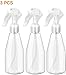 Produktbild HUFT 200ml Sprühflasche, Misting Leere Flasche, Klare Sprühflasche Wassersprühflasche Auslaufsicheres Haarspray für Travel Beauty Cleaning Gardening (3 PCS)
