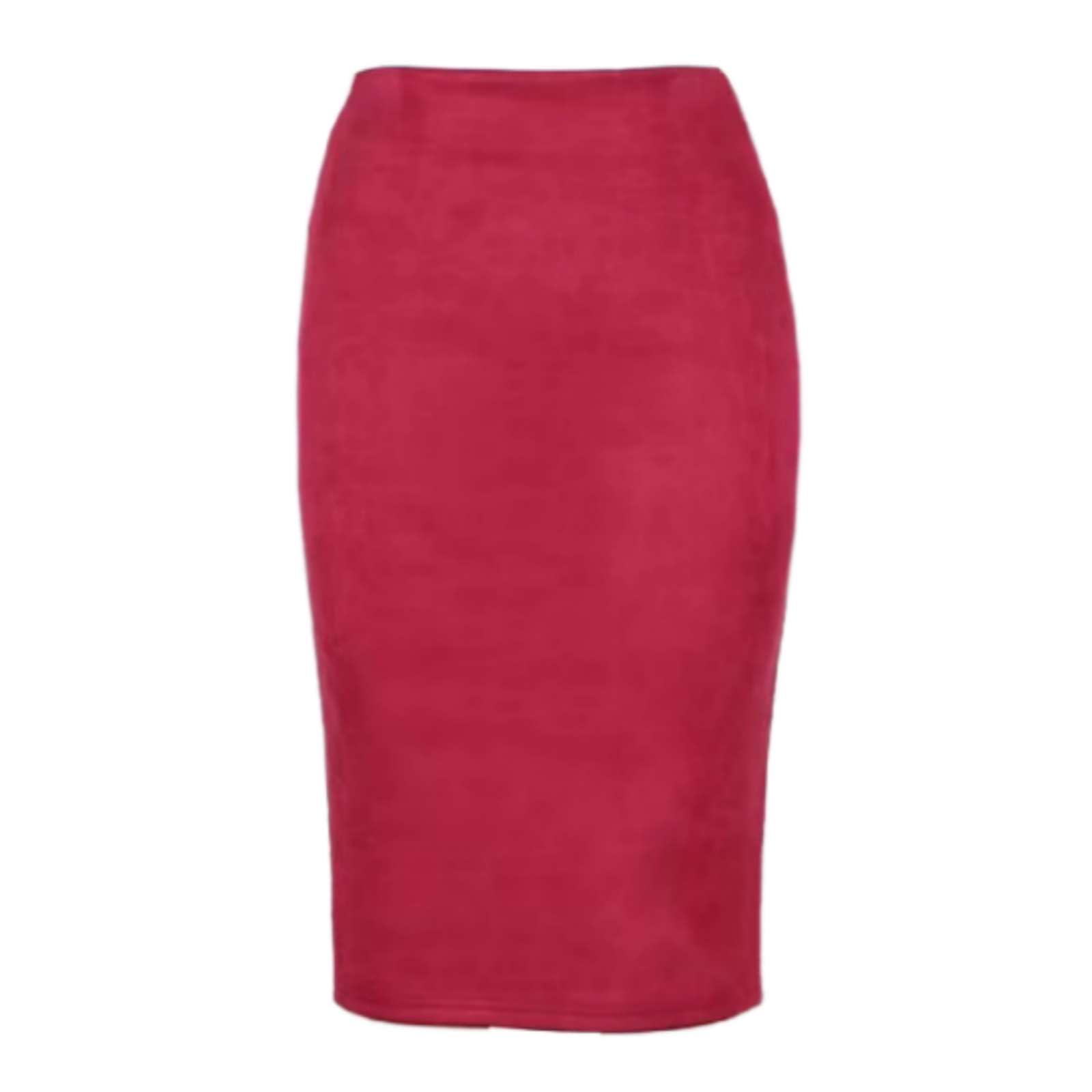 Jupe d'hiver en daim extensible confortable chaude taille 44 - 5