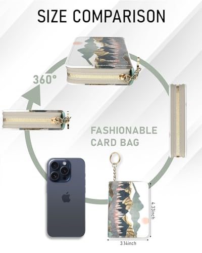 Image of Credit Card Holder, Stylish RFID-Blocking Slim Wallet, Mountain