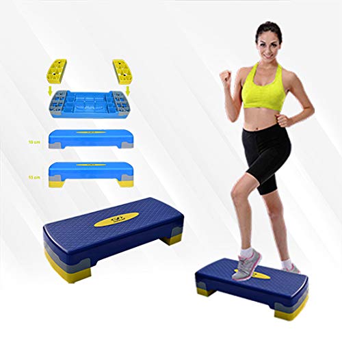 Cougar Aerobic Stepper for Home and Gym Exercise Fitness Stepper, 2 Level Adjustable Height Aerobics Stepper Exercise Platform for Indoor and Outdoor Workouts