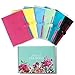 Initial heart 6 Colored Expanding File Folders with 5 Pockets Accordian Folder Organizer A4 Letter Size Plastic Snap Closure Paper Organizer Document Holder for School Office Travel(6 colores fashion)