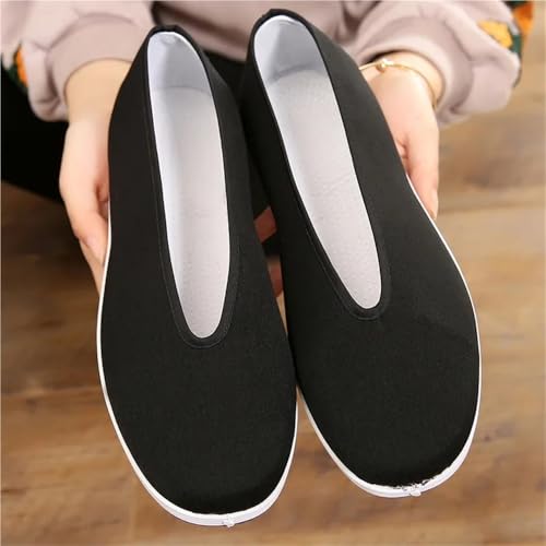 Beijing Cloth Shoes for Men Lightweight Anti-Slip Soft Bottom Breathable Slip-On Casual Shoes3