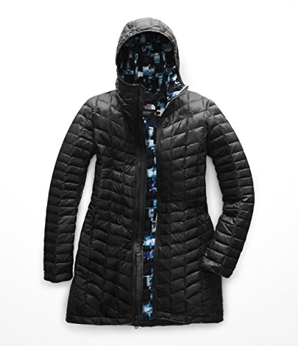 The North Face Women's Thermoball Classic Parka II - TNF Black & Multi Glitch Print - S