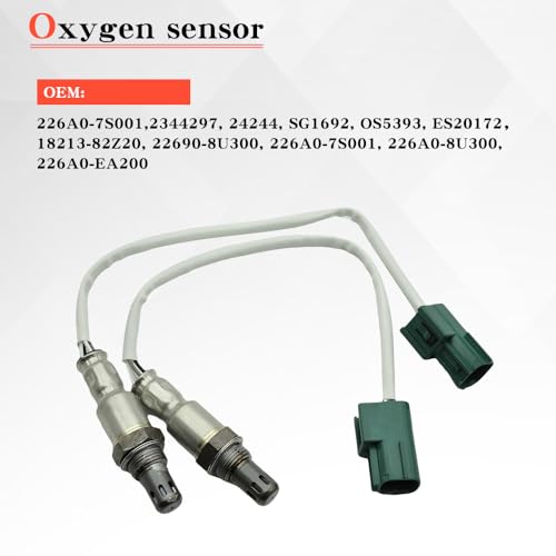 Sensor de Oxígeno Downstream 2Pcs Compatible Nissan miniatura 6