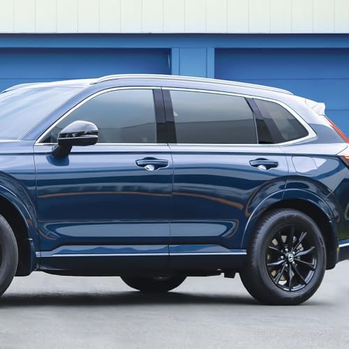 Moldura de pilar para Honda CRV 2023+ que rejuvenece el exterior con negro brillante 6