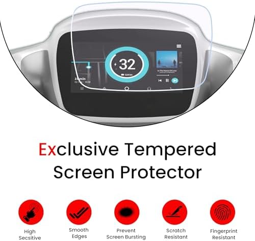 PET Company Fitted Full Screen Protector Coverage Screen Guard With Installation Kit For Touchscreen Display Compatible For Ola S1 / S1 Pro Ev Scooter (Transparent)