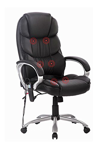New Executive Office Massage Chair Vibrating Ergonomic Computer Desk Chair 272