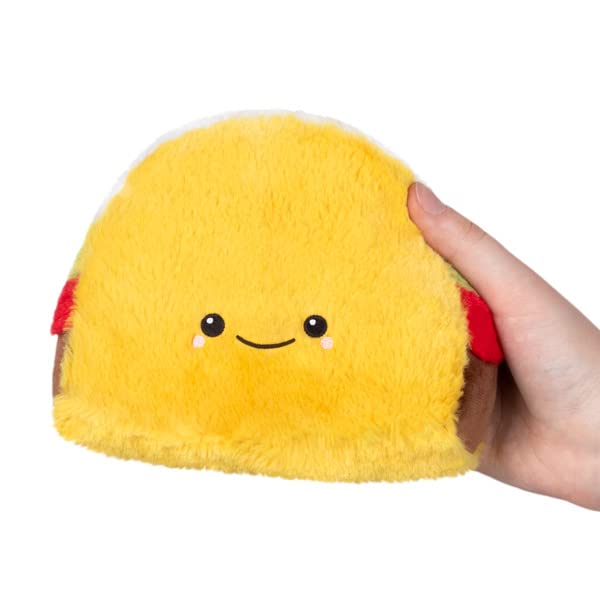 Squishable - Snugglemi Snackers Taco - Comfort Food Collection - 6 in - Soft Toy Collectible Stuffed Animal - Beans