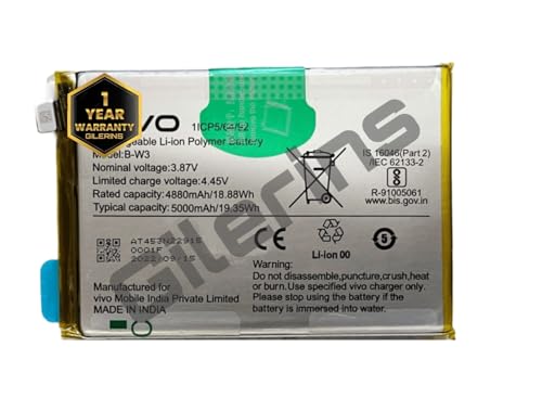 Image of Original B-W3 Battery for Vivo Y22 V2207, Y22S V2206 Battery with 1 Year Warranty***(PP163)