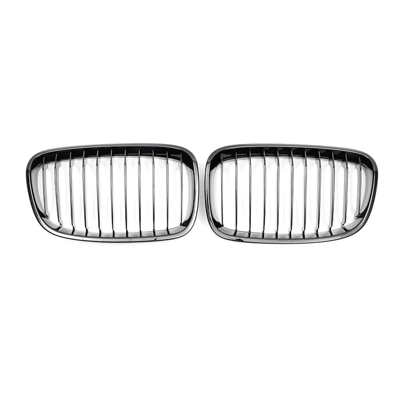Calandre de pare-chocs avant pour Série 1 F20 F21 2012-2018 noir brillant double lamelles