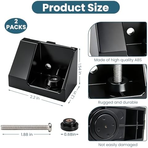 PIHIL MMB-84 Flush Mount Kit, VHF Radio Flush Mount Bracket Compatible with Most Fixed Mount Marine Two-Way Radios - 1