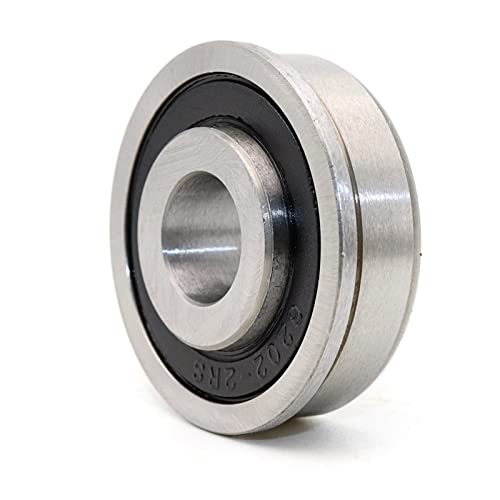 Roulement à billes F6202-2RS 15x35x11 mm à bride étanche pour roue de chariot