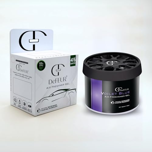 Image of Blue Voilet Gel Car Perfume - Lavender Violet Freshness | Long-Lasting 45 Days | Luxury Gel Car Air Freshener