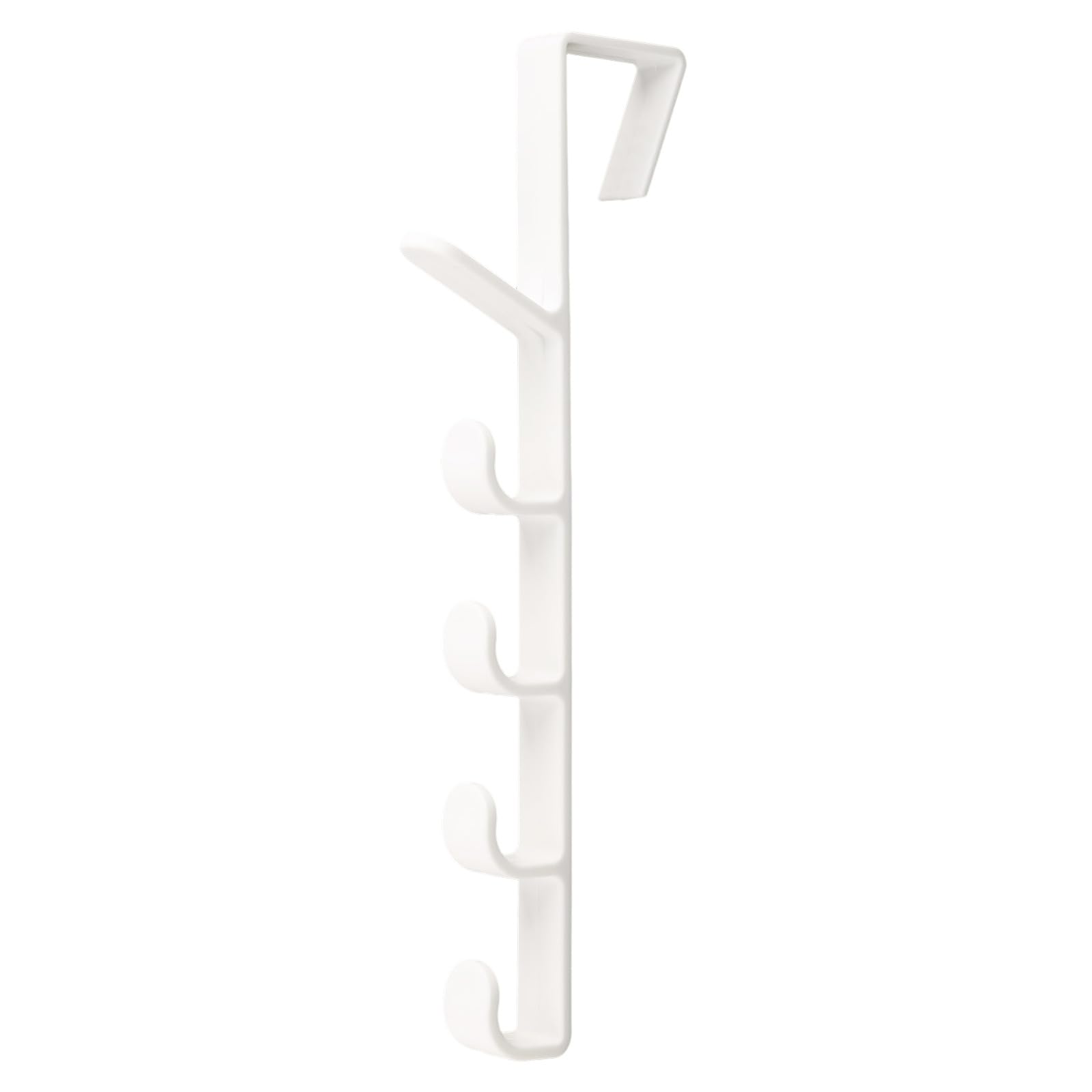 Kfwfuaee White The Door Hook Bathroom Towel Rack Over The Coat Hanger For Hanging Scarfs Over The Plastomer Closet For Hanging Coat Clothes Hanger