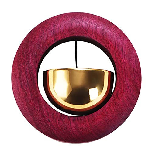 Shopkeepers Cloche pour ouverture de porte, carillon magnétique pour entreprise, décorations de bureau uniques et décoration à suspendre pour entrée (rond Perilla) Cover