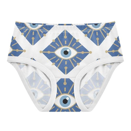 GuoChe Underwear Breathable Panties Organic Underpants for Girls in Sizes 2T,3T, 4T, 5T, 6Y and 8Y