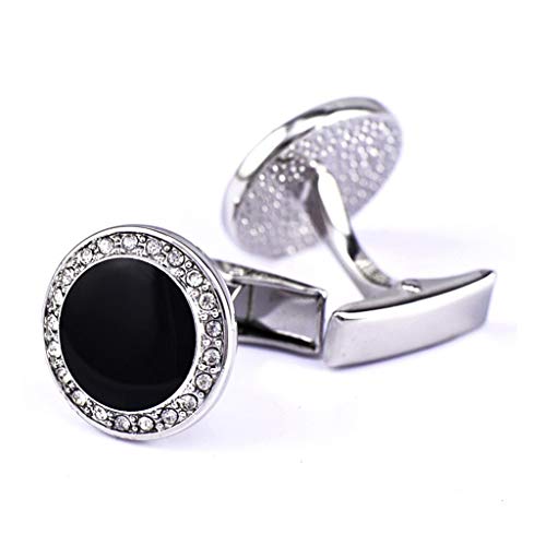 Image of S&W Wedding Cufflinks for Men Cuffs with Gift Box Business for Tuxedo Shirt
