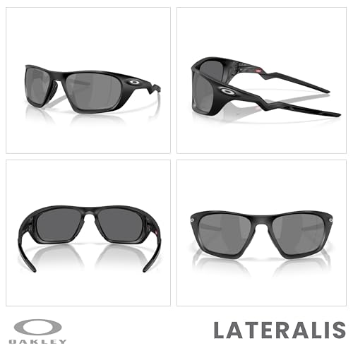 Oakley OO9431 Lateralis Rectangle Sunglasses For Men+ Bundle Accessory Leash Kit, Microfiber Pouch3