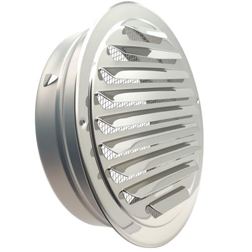 Grille d'aération ronde en acier inoxydable blanc de qualité supérieure - 2
