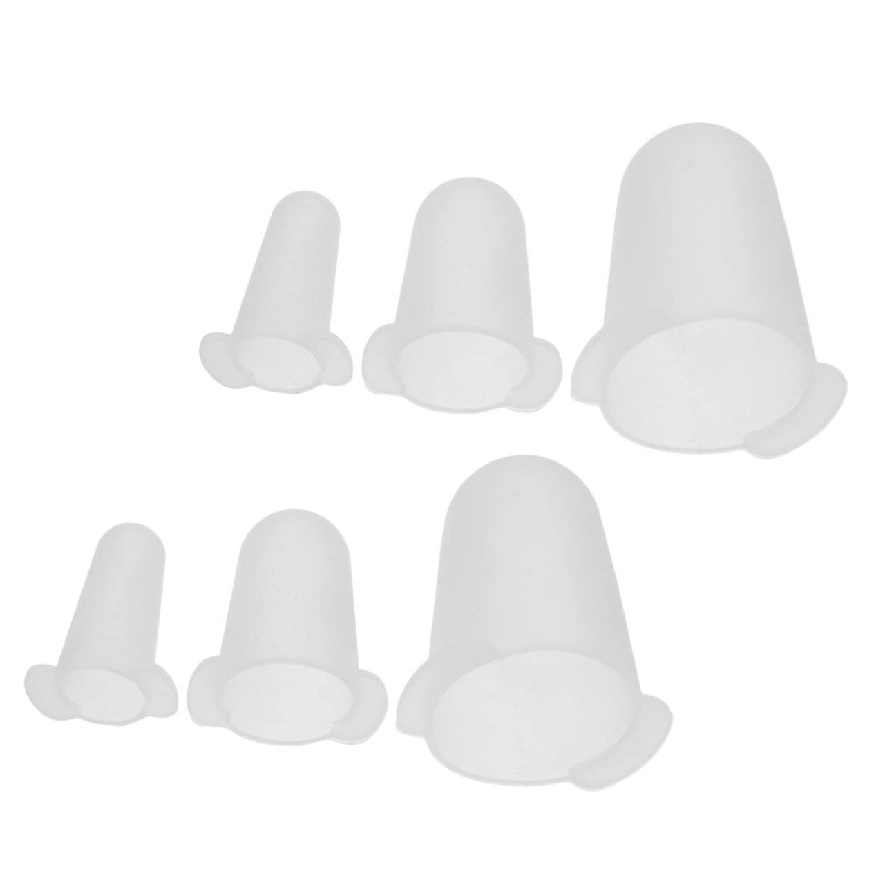 VALICLUD 6 pièces Couvre-Embouts de Douilles Pâtisserie Silicone Souple Protection Anti-Rayures pour Décoration Gâteaux Petit Moyen Grand Accessoires Réutilisables pour Poche à Douille