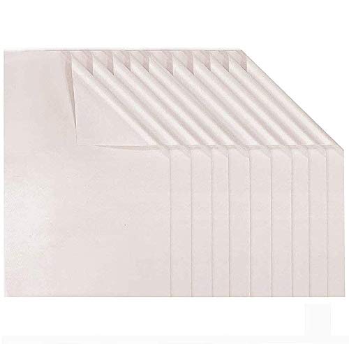 BBQ Grill Mat Set of 10, Non Stick Barbecue Grill Baking Mats Reusable Ovens & Baking Grilling Mats,Easy to Clean,Works on Great Liners for Your Baking Pans or Oven,White