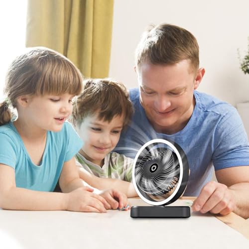 Dispositif de refroidissement silencieux de table, ventilateur oscillant à 3 vitesses