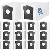 14 Staubbeutel für Mova P50/Dreame l40s pro ultra/L10s Ultra Gen 2/Gen 3/X50 Ultra Complete,für Dreame X40/L10/X20/X30/L50/Aqua10 Ultra,für Mova P50/Z60/P10/E30/V50 Roboter Staubsauger,Ersatz Zubehör