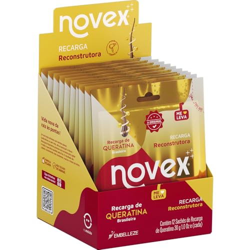 Sachê Recarga de Queratina Brasileira Novex 30g