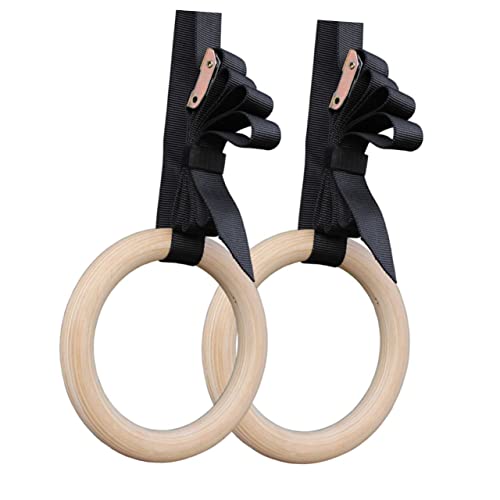 Anillas de Gimnasia y Ejercicio de Madera