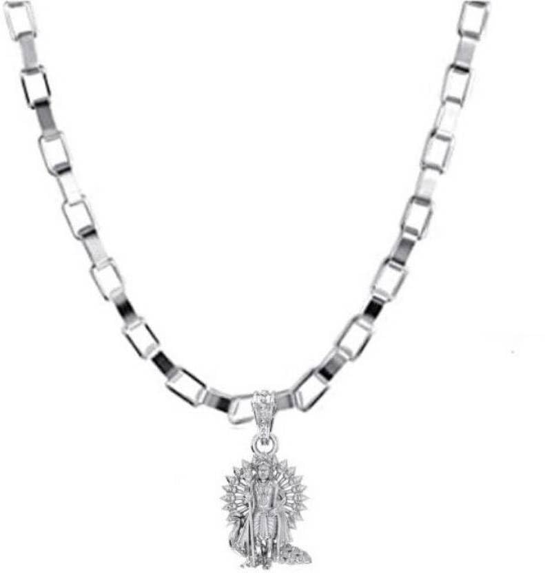 Pendentif argent sterling Dieu Kartikeya idée cadeau chaîne vénitienne 55.9 cm Mtrolls